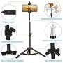 Phone Tripod Fits iPhone, Pixel Flexible Cell Phone Tripod for Video Recording, Vlogging/Streaming/Photography, Smartphone Tripod Stand, Sturdy and Lightweight Stand, Compatible with Phone and Camera Phone Tripod Fits iPhone, Pixel Flexible Cell Phone Tripod for Video Recording, Vlogging/Streaming/Photography, Smartphone Tripod Stand, Sturdy and Lightweight Stand, Compatible with Phone and Camera