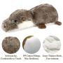 Pawaboo Squeak Plush Dog Toys, Stuffed Plush Pet Toys Soft Faux-Fur Pet Rattle Puppy Bite Play Chew Toys Non-Toxic Plush Doll