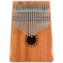 Donner 17 Key Kalimba Thumb Piano Solid Finger Piano Mahogany Body DKL-17 With Hard Case