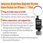 Johncase Home Button Main Key Flex Ribbon Cable Assembly Replacement Part Compatible for iPhone 7/7 Plus and 8/8 Plus All Carriers (Rose Gold)