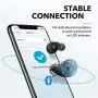 Anker Soundcore Spirit Dot 2 True Wireless Earbuds, Deep Bass, IPX7 Waterproof, Sweatproof, 16H Playtime, Fast Charge, Comfortable AirWings, Bluetooth 5, Mini Sports Earphones, Workout, Gym, Jogging