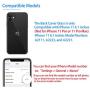 Vimour Back Glass Replacement for iPhone 11 6.1 Inches All Carriers with Pre-Installed Adhesive and Repair Tool Kits (Black)