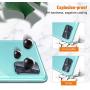 [2+2 Pack] UniqueMe Camera Lens Protector and Screen Protector for Samsung Galaxy A71 4G / 5G,Termperd Glass [Easy Installation Frame] HD Clear [Anti-Scratch] [Bubble Free]