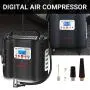 AUTOGEN Air Compressor Tire Inflator Dual Cylinder 180W 120 PSI 12V, Portable Air Pump Tire Inflator with Digital Pressure Gauge for Car Truck Bicycle Motorcycle Balls and Others