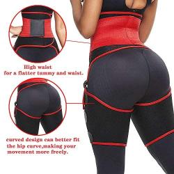 Vanstart 3 in 1 Thigh Trimmer,Waist Trainer, High Waist and Thigh TrimmerWeight Loss Butt Lifter Waist Trainer Shaping Slimming Support,Hips Belt Trimmer Body Shaper for Women