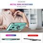 LeYi Samsung Galaxy A20/ A30 Case (Not Fit A20S) with Tempered Glass Screen Protector, [Military Grade] Magnetic Car Mount Kickstand Defender Protective Cover Phone Case for Samsung A20/ A30, Mint