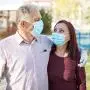 3-Layer Face Mask with Earloop Nose Stripe, Breathable Disposable Mask,Blue, 50Pcs