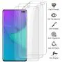 3-Pack Galaxy S10 Screen Protector, [Self Healing] [Easy Install & Bubble Free] [Ultrasonic Fingerprint Support] Transparent HD TPU Protetive Film for Samsung Galaxy S10