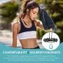 KINGWorld Bluetooth Headphones Neckband 20Hrs Playtime V4.2 Wireless Headset Sport Noise Cancelling Earbuds w/Mic for Gym Running Compatible with iPhone Samsung Android (Black)