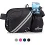 KEESPENCE Hiking Fanny Pack, Waist Bag with Water Bottle Holder for Men Women Outdoors Walking Running, Dog Fanny Pack, Fit iPhone 8 Plus/XS Max/ 6.5 Large Smartphones KEESPENCE Hiking Fanny Pack, Waist Bag with Water Bottle Holder for Men Women Outdoors Walking Running, Dog Fanny Pack, Fit iPhone 8 Plus/XS Max/ 6.5 Large Smartphones