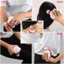 Handheld Massager Mini Portable Vibrating Body Massager with LED Light for Hand Head Neck Back Legs Arms Pain Release