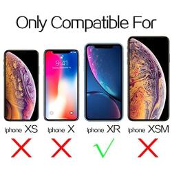 Mkeke Compatible with iPhone XR Case,Clear Anti-Scratch Shock Absorption Cover Case for iPhone XR… (Blue)
