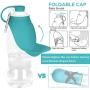 LumoLeaf Water Bottle for Dogs, Portable Dog Water Bottle, 20 Oz Pet Travel Water Bottle
