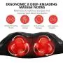 Shiatsu Neck and Back Massager with Heat 3D Deep Kneading Massager for Back,Neck and Shoulder,Waist,Leg Easy to use at Home,car,Office Shiatsu Neck and Back Massager with Heat 3D Deep Kneading Massager for Back,Neck and Shoulder,Waist,Leg Easy to use at Home,car,Office