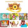 ROOCHL Kids Camera for Girls Gifts HD 2.0 Inches Screen Kids Video Camera Anti-Drop Children Selfie Toy Camera Mini Cartoon Child Camcorder for 3-14-Year-Old with Soft Silicone Case (Orange-Yellow)
