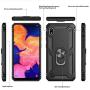LeYi Samsung Galaxy A10e Case (NOT FIT A10) with HD Screen Protector, Military Grade Armor Full-Body Protective Phone Cover Case with 360 Degree Rotating Holder Kickstand for Samsung A10e, Black