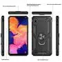 LeYi Samsung Galaxy A10e Case (NOT FIT A10) with HD Screen Protector, Military Grade Armor Full-Body Protective Phone Cover Case with 360 Degree Rotating Holder Kickstand for Samsung A10e, Black