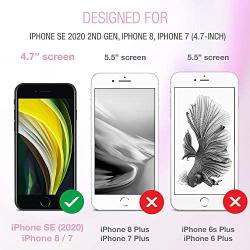 XClear Screen Protector for iPhone SE 2020 2nd Gen, iPhone 8, iPhone 7 (4.7-inch) (3 Pack), Tempered Glass Film + Alignment Tray Compatible iPhone SE 2nd Gen/ 8/ 7/ 6S/ 6 [Case Friendly]