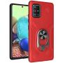Oleaders for Galaxy A71 5G Case [Not for Verizon A71 5G UW] with Screen Protector, Rotatable Ring Holder Fit for Magnetic Car Mount Case for Galaxy A71 5G - Red