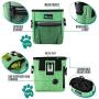PetAmi Dog Treat Pouch | Dog Training Pouch Bag with Waist Shoulder Strap, Poop Bag Dispenser and Collapsible Bowl | Treat Training Bag for Treats, Kibbles, Pet Toys | 3 Ways to Wear