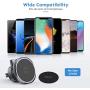 Magnetic Phone Car Mount, Penom Cell Phone Holder for Car Universal Air Vent Magnet Car Phone Mount Fits iPhone 11 Xs Max XR X 8 7 6S 6 Plus and Most Smartphones (Space Grey)
