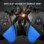PowerLead Mobile Game Controller, PG8721 Wireless Turbo Combo Key Mapping Mobile Gamepad Compatible with IOS Android iPad Tablet