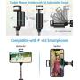 Selfie Stick, Extendable Selfie Stick Tripod with Detachable Bluetooth Remote, Fill Light & Tripod Stand Selfie Stick for iPhone 11/11 Pro/Xs Max/XS/XR/X/8P/7P, Galaxy S20/S10/S9/S8/Note8,Huawei,More