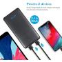 BESTON 10000mAh Power Bank Portable Charger, Dual USB Max 2.1A Output, Ultra Slim External Battery for iPhone, iPad, Android Cell Phones and Tablets