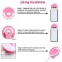 Cell Phone Selfie Ring Light for iPhone,Led Circle Selfie Light Ring Rechargeable Portable for Phone Camera IPad Laptop Live Stream/Makeup/Video Photography(Pink)
