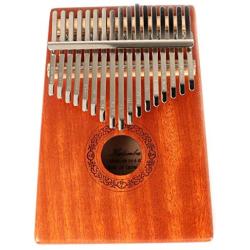 Hidear Thumb Piano Kalimba 17 keys Finger Piano 17 Tone Musical Toys with Instruction and Tune Hammer, Portable Thumb Piano Okoume