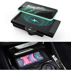 CarQiWireless Wireless Phone Charger Fast Charging for BMW X3 2018 2019 2020 BMW X4 2019 2020 Center Console Wireless Charging Pad Mat for BMW X3 X4 Accessory Compatible All Wireless Enabled Phone