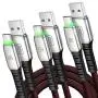 Micro USB Cable Android Charger, INIU 3 Pack (1.6+3.3+6.6ft) 3.1A QC Fast Charging Micro Phone Charger, Nylon Data Cell for Samsung S7 S6 S5, HTC, Kindle, Xbox One, PS4, Tablet, MP4, Speaker, etc.