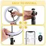 10.2" Ring Light with Stand and Phone Holder, 3 Lighting Modes and 11 Brightness Levels Selfie Ring Light, Ring Light for YouTube Video/Live Stream/Makeup/Photography, Compatible with iPhone Android 10.2" Ring Light with Stand and Phone Holder, 3 Lighting Modes and 11 Brightness Levels Selfie Ring Light, Ring Light for YouTube Video/Live Stream/Makeup/Photography, Compatible with iPhone Android