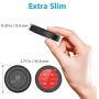 WizGear Universal Flat Stick On Dashboard Magnetic Car Mount Holder for Cell Phones and Mini Tablets with Fast Swift-Snap Technology - Extra Slim