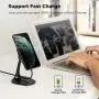 PITAKA New MagEZ Mount Qi Desktop Smartphone Charging Stand Magnetic Fast Wireless Charger Indoor Use Aramid Fiber Carbon Style 360° Rotatable Black (for PITAKA MagEZ Case only) PITAKA New MagEZ Mount Qi Desktop Smartphone Charging Stand Magnetic Fast Wireless Charger Indoor Use Aramid Fiber Carbon Style 360° Rotatable Black (for PITAKA MagEZ Case only)