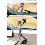 Magnetic Phone Car Mount, Universal Hands-Free Phone Holder for Car Dashboard Windshield, Adjustable Long Arm Strong Suction Cup Compatible Compatible with iPhone 11 Pro, Samsung & More (2020, Black)