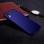 TORRAS Slim Fit iPhone Xs Case/iPhone X Case, Hard Plastic PC Super Thin Mobile Phone Cover Case with Matte Finish Coating Grip Compatible with iPhone X/iPhone Xs 5.8 inch, Navy Blue