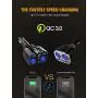 Car Charger, Otium 150W 2-Socket Cigarette Lighter Splitter QC 3.0 Dual USB Ports 1 USB C Fast Car Adapter with Separate Switch LED Voltmeter Replaceable 15A Fuse Compatible GPS/Dash Cam/Phone/iPad Car Charger, Otium 150W 2-Socket Cigarette Lighter Splitter QC 3.0 Dual USB Ports 1 USB C Fast Car Adapter with Separate Switch LED Voltmeter Replaceable 15A Fuse Compatible GPS/Dash Cam/Phone/iPad