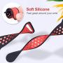 EXCHAR Sport Band Compatible with Apple Watch Band 40mm Series 5/4 Breathable Soft Silicone Replacement Wristband Women and Men for iWatch 38mm Series 3/2/1 Nike+ All Various Styles S/M Black-Red