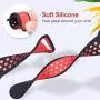 EXCHAR Sport Band Compatible with Apple Watch Band 40mm Series 5/4 Breathable Soft Silicone Replacement Wristband Women and Men for iWatch 38mm Series 3/2/1 Nike+ All Various Styles S/M Black-Red EXCHAR Sport Band Compatible with Apple Watch Band 40mm Series 5/4 Breathable Soft Silicone Replacement Wristband Women and Men for iWatch 38mm Series 3/2/1 Nike+ All Various Styles S/M Black-Red