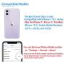 Vimour Back Glass Replacement for iPhone 11 6.1 Inches All Carriers with Pre-Installed Adhesive and Repair Tool Kits (Purple)