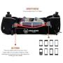 World Voyager Premium Quality No Bounce Runners Hydration Belt with Reflectors, Smartphone Pocket & BPA Free Water Bottles