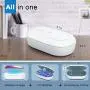 Cell Phone Sanitizer UV Light Sterilizer Phone Cleaner Disinfector for Smart Phones Toothbrush with Fast Wireless Charger and Aromatherapy Function for iPhone Android Smartphone Cell Phone Sanitizer UV Light Sterilizer Phone Cleaner Disinfector for Smart Phones Toothbrush with Fast Wireless Charger and Aromatherapy Function for iPhone Android Smartphone