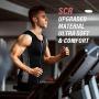 Roseate Mens Body Shaper Hot Sweat Workout Tank Top Slimming Sauna Vest Neoprene Compression Thermal Shirt