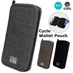 GORIX Cycle Wallet Pouch Bag Waterproof Mobile Phone Case Road MTB Bike (BKPW)