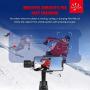 MOZA Mini-MI 3-Axis Gimbal stabilizer for Smartphone iPhone Vlog Youtuber Live Video Record Wireless Phone Charging Multiple Subjects Detection 360°Inception Stunning Motion Timelapse