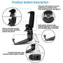 Dainslef Xbox/Xbox One Controller Phone Mount, Xbox Controller Holder for Phones, Cellphone Clip, Foldable ClampFor Microsoft Xbox One/Xbox One S/Steelseries Nimbus Duo(Clip Only)