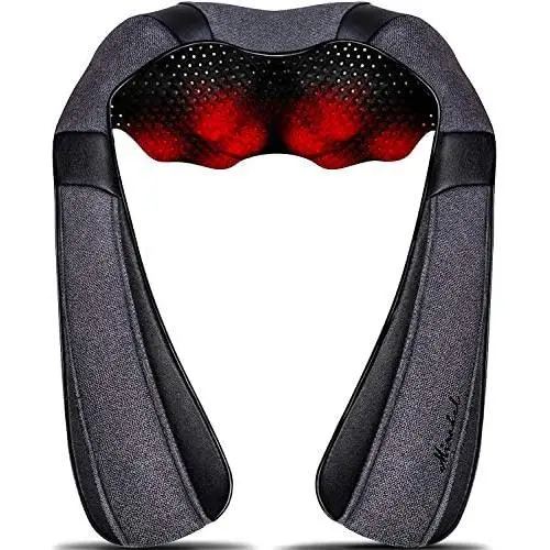 Back Massager, Shiatsu Back Neck Massager with Heat, Electric Shoulder Massager, Kneading Massage Pillow for Neck, Back, Shoulder, Foot, Leg, Muscle Pain Relief, Home,Office,Car Use - Christmas Gifts Back Massager, Shiatsu Back Neck Massager with Heat, Electric Shoulder Massager, Kneading Massage Pillow for Neck, Back, Shoulder, Foot, Leg, Muscle Pain Relief, Home,Office,Car Use - Christmas Gifts