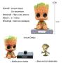 Cartoon Groot Car Dashboard Bobblehead Doll Cute Car Accessories, Supper Hero Groot Gobble Heads For Dashboards Car Interior Accessories, Anime Hero Bobblehead Mobile Phone Holder Car Decorations