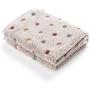 luciphia 1 Pack 3 Blankets Super Soft Cute Dot Pattern Pet Blanket Flannel Throw for Dog Puppy Cat Dot
